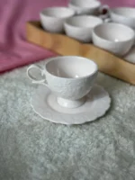 فنجان رز برجسته