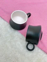 فنجان مشکی مات